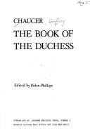 Front cover of The book of the Duchess by Geoffrey Chaucer