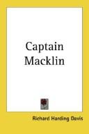 Cover of Captain Macklin by Richard Harding Davis