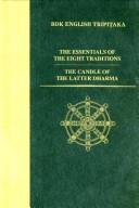 Front cover of The essentials of the eight traditions by Gyōnen