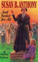 Front cover of Susan B. Anthony by Jeanne Gehret