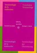 Front cover of Terminologie De LA Traduction/Translation Terminology/Terminologia De LA Traduccion/Terminologie Der Uberzetzung (Fit Monograph Series, Vol 1) by Unknown