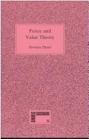 Cover of Peirce and value theory by Herman Parret