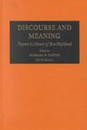 Cover of Discourse and Meaning by Unknown