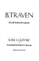 Cover of B. Traven by Karl Siegfried Guthke
