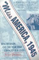 Front cover of Miss America, 1845 by Susan Dworkin