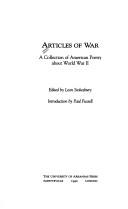 Front cover of Articles of war by Leon Stokesbury