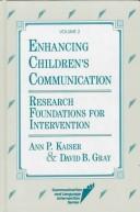 Cover of Enhancing children's communication by Ann P. Kaiser
