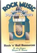 Front cover of Rock music in American popular culture by B. Lee Cooper