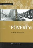 Cover of Poverty by B. Seebohm Rowntree