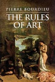 Front cover of Las Reglas del Arte by Pierre Bourdieu