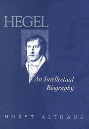 Cover of Hegel by Horst Althaus