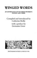 Cover of Winged Words by Germaine Greer