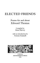 Cover of Elected Friends by Anne Harvey