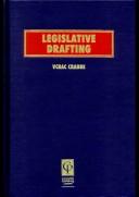 Cover of Legislative drafting by V. C. R. A. C. Crabbe