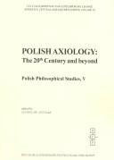 Cover of Polish axiology of the 20th century by Stanisław Jedynak