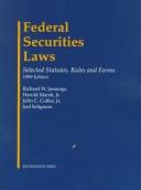 Cover of Federal Securities Laws by Richard W. Jennings