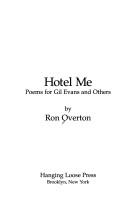 Cover of Hotel Me by Ron Overton