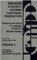 Front cover of Discourse in Society by Peter H. Fries