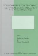 Cover of Foundations for teaching technical communication by Katherine Staples