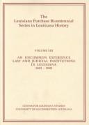 Front cover of An uncommon experience by Judith Kelleher Schafer