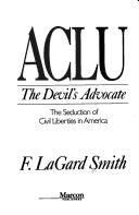Cover of ACLU: The Devil's Advocate by Lagard F. Smith
