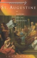 Front cover of St. Augustine on nature, sex and marriage by John J. Hugo