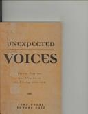 Cover of Unexpected voices by John Rouse