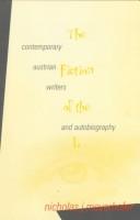 Cover of The fiction of the I by Nicholas J. Meyerhofer