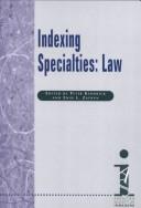 Cover of Indexing Specialties by Unknown