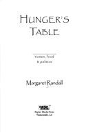 Cover of Hungers Table by Margaret Randall