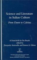 Front cover of Science and literature in Italian culture from Dante to Calvino by Patrick Boyde