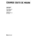 Front cover of Eduardo Souto de Moura by Eduardo Souto de Moura