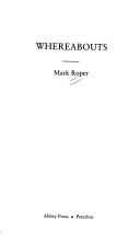 Cover of Whereabouts by Mark Roper