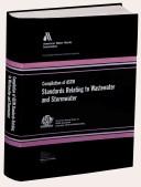 Front cover of Compilation of Astm Standards Relating to Wastewater And Stormwater, 2006 by Unknown