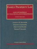 Cover of Family property law by Lawrence W. Waggoner