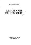 Front cover of Les genres du discours by Tzvetan Todorov