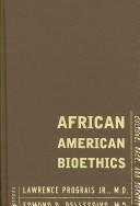 Front cover of African American bioethics by Edmund D. Pellegrino