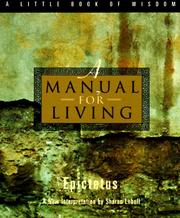 Cover of A manual for living by Epictetus