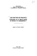Front cover of Les sectes en France by Alain Vivien