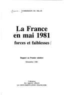 Front cover of La France en mai 1981 by France. Commission du bilan.