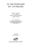 Front cover of Le dictionnaire du littéraire by Paul Aron