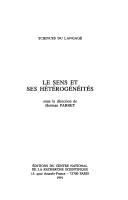 Front cover of Le Sens et ses hétérogénéités by Herman Parret