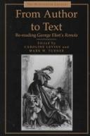Cover of From author to text by Caroline Levine
