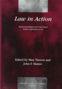 Cover of Law in action by Max Travers