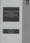 Front cover of Underground economies in transition by Edgar L. Feige
