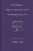 Cover of Ane satyre of the thrie estaits, in commendation of vertew and vituperation of vyce by Sir David Lindsay