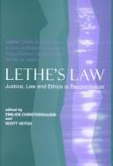 Front cover of Lethe's law by Emilios A. Christodoulidis