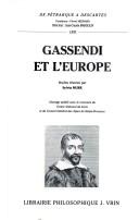 Front cover of Gassendi et l'Europe, 1592-1792 by Colloque international de Paris "Gassendi et sa postérité, 1592-1792" (1992 Université de Paris)