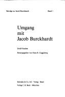 Front cover of Umgang mit Jacob Burckhardt by Hans R. Guggisberg