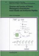 Front cover of Structure and Function of Primary Messengers in Invertebrates by Klaus W. Beyenbach